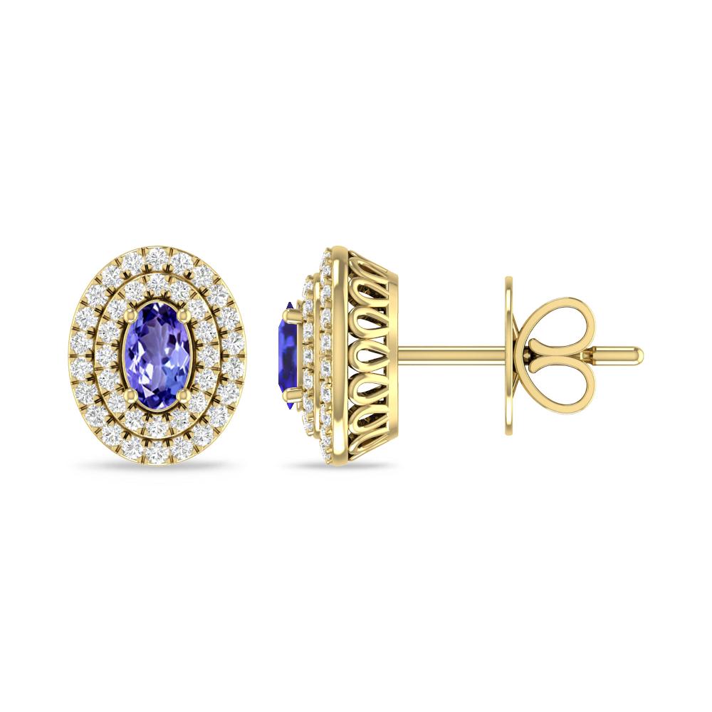 Yellow Gold - Tanzanite