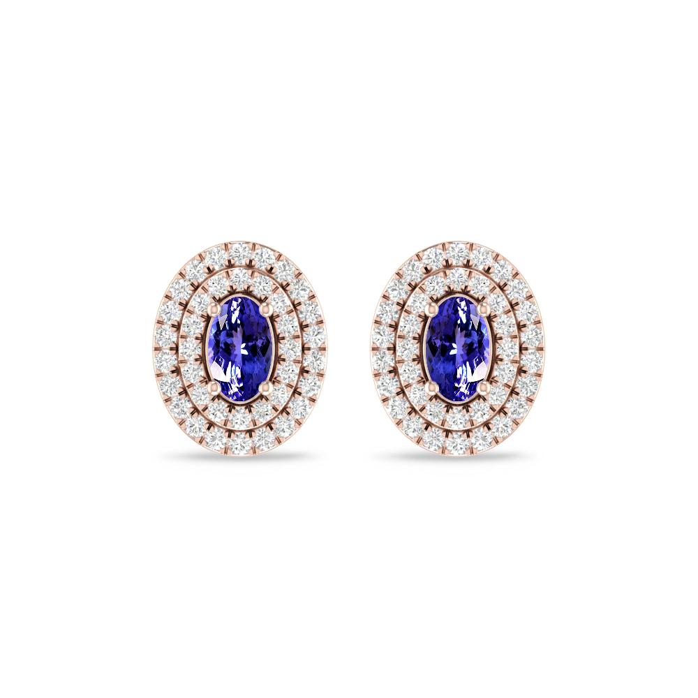 Rose Gold - Tanzanite