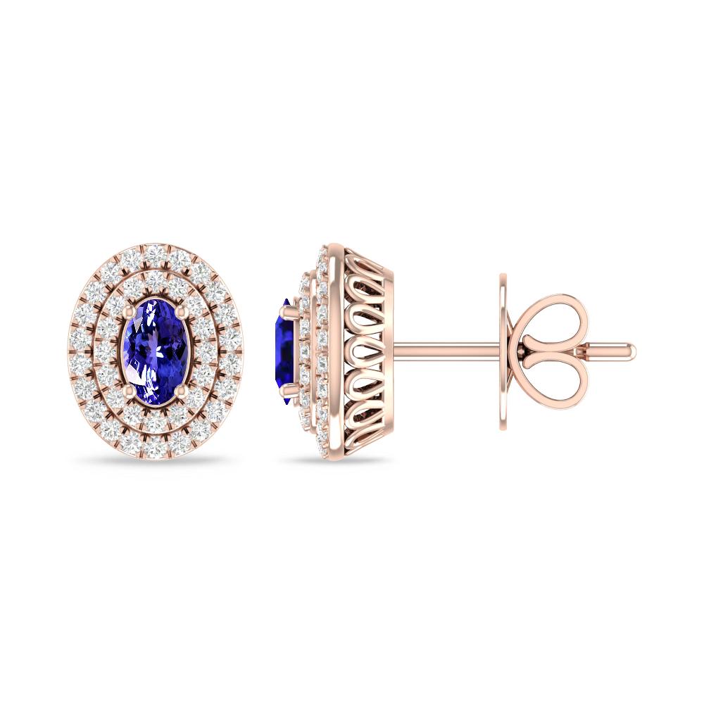 Rose Gold - Tanzanite