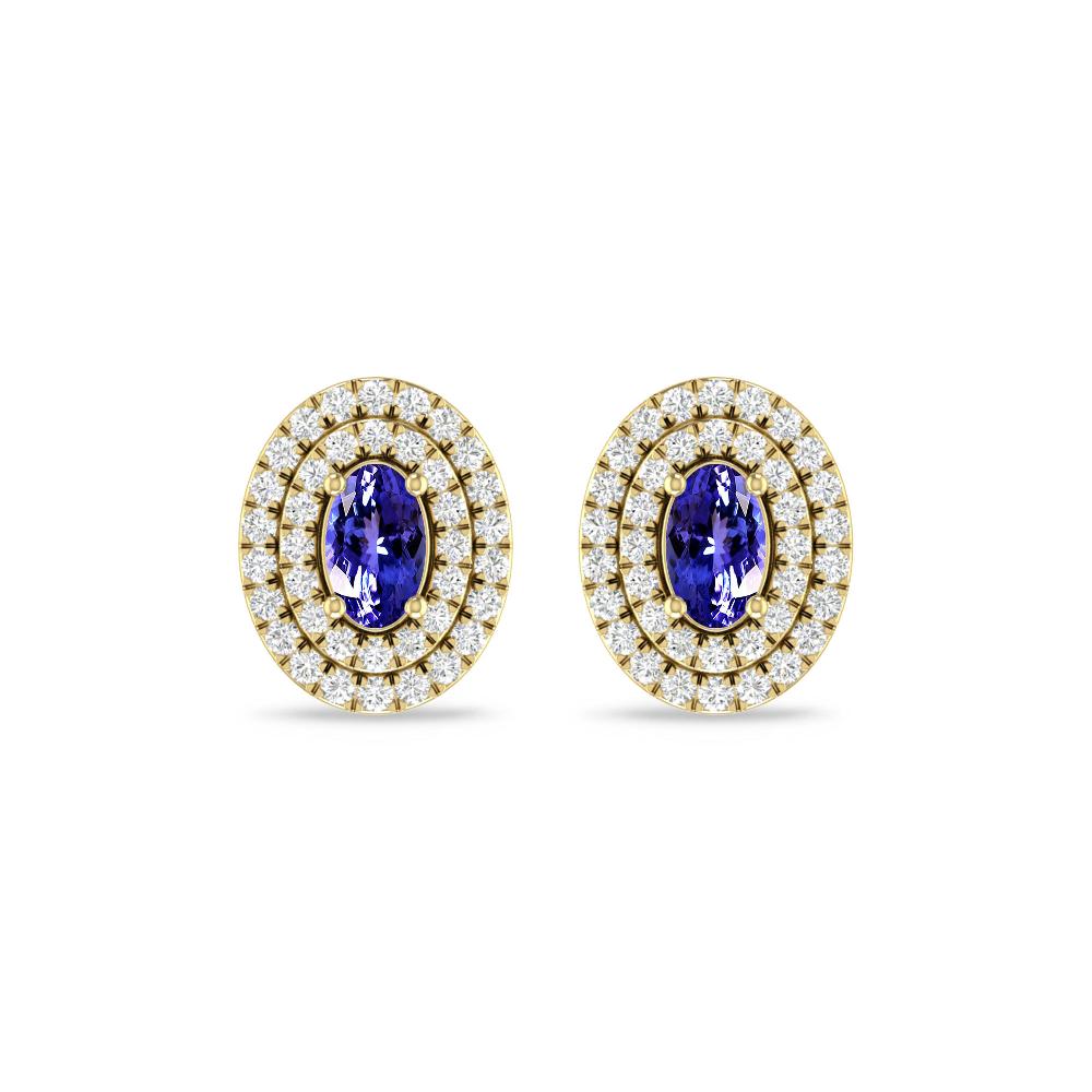 Yellow Gold - Tanzanite