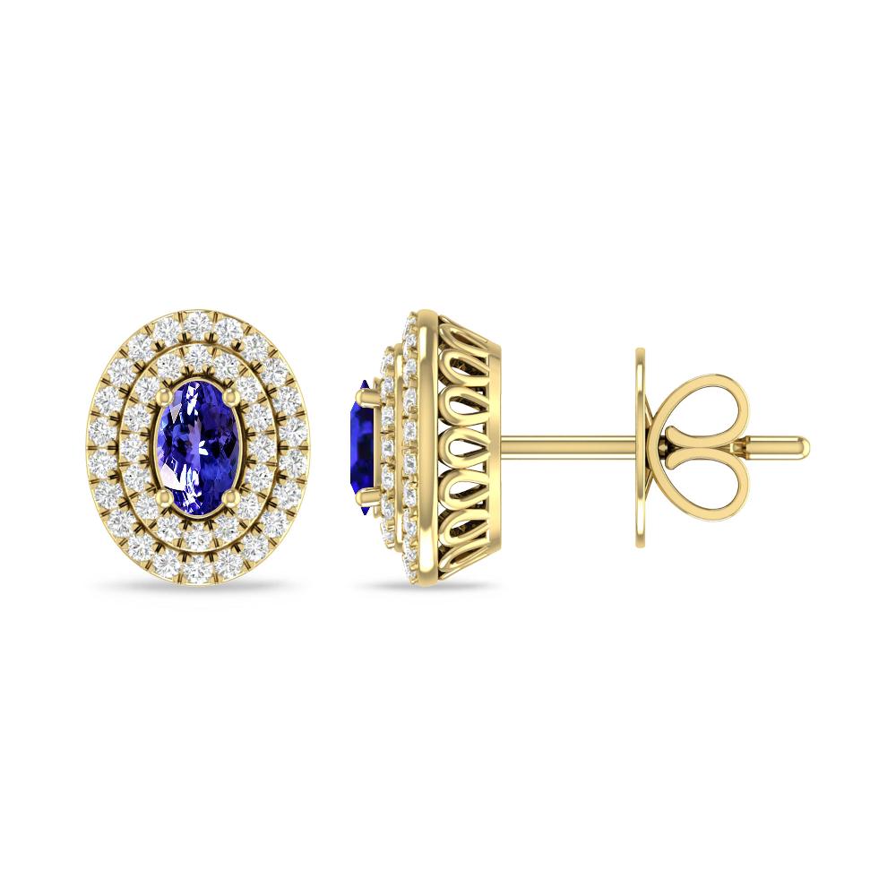 Yellow Gold - Tanzanite