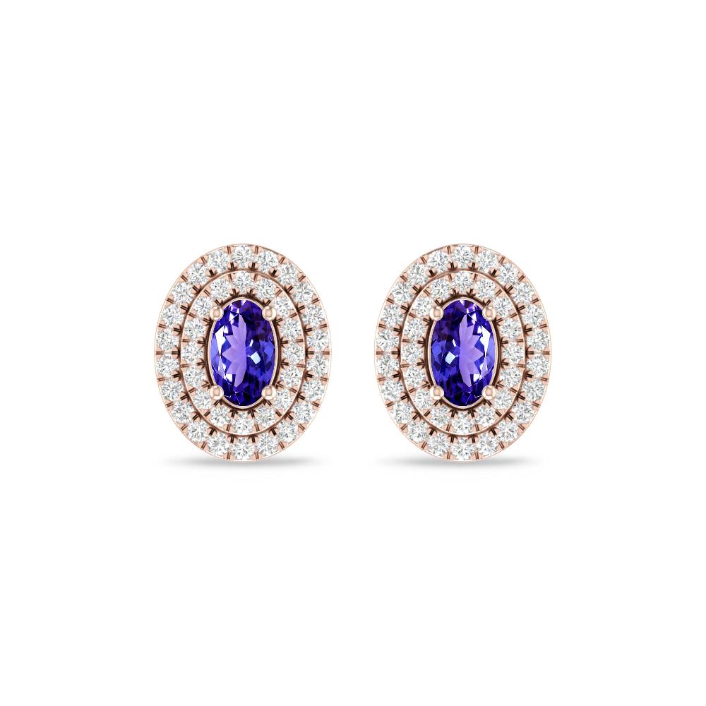 Rose Gold - Tanzanite