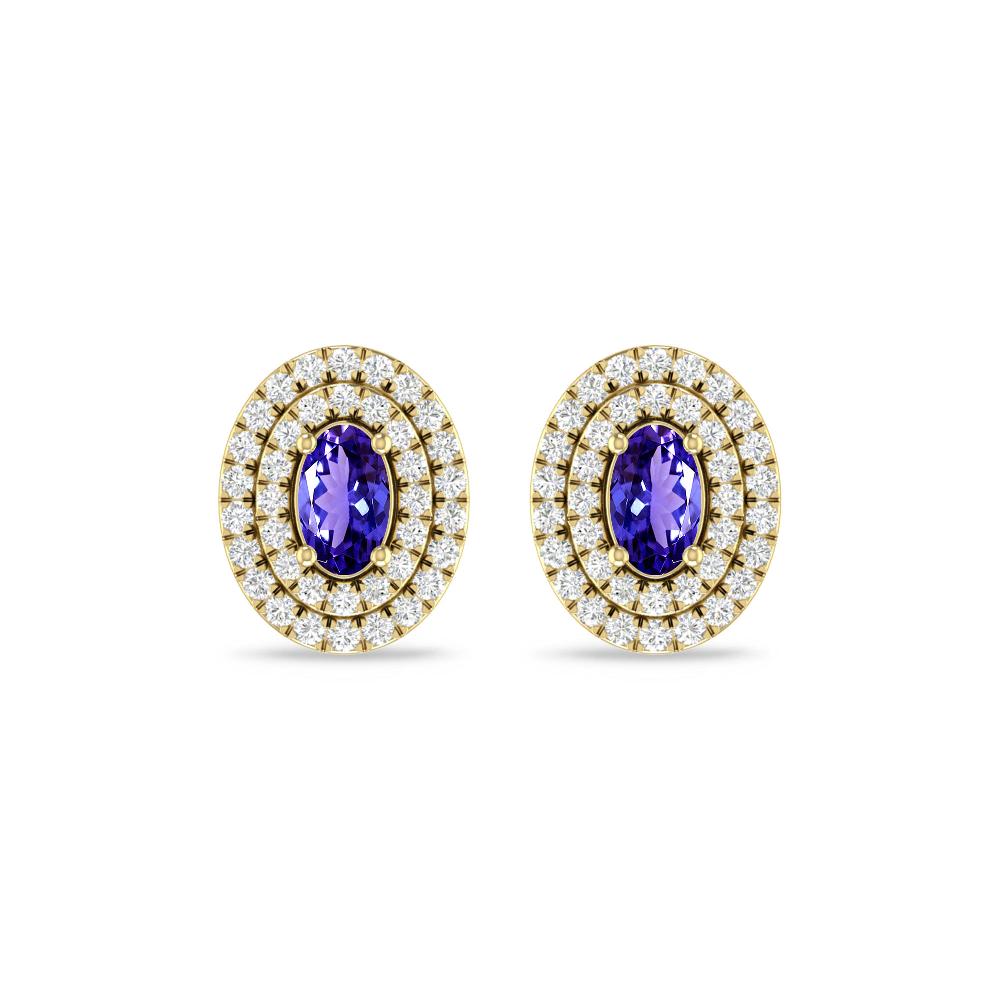Yellow Gold - Tanzanite