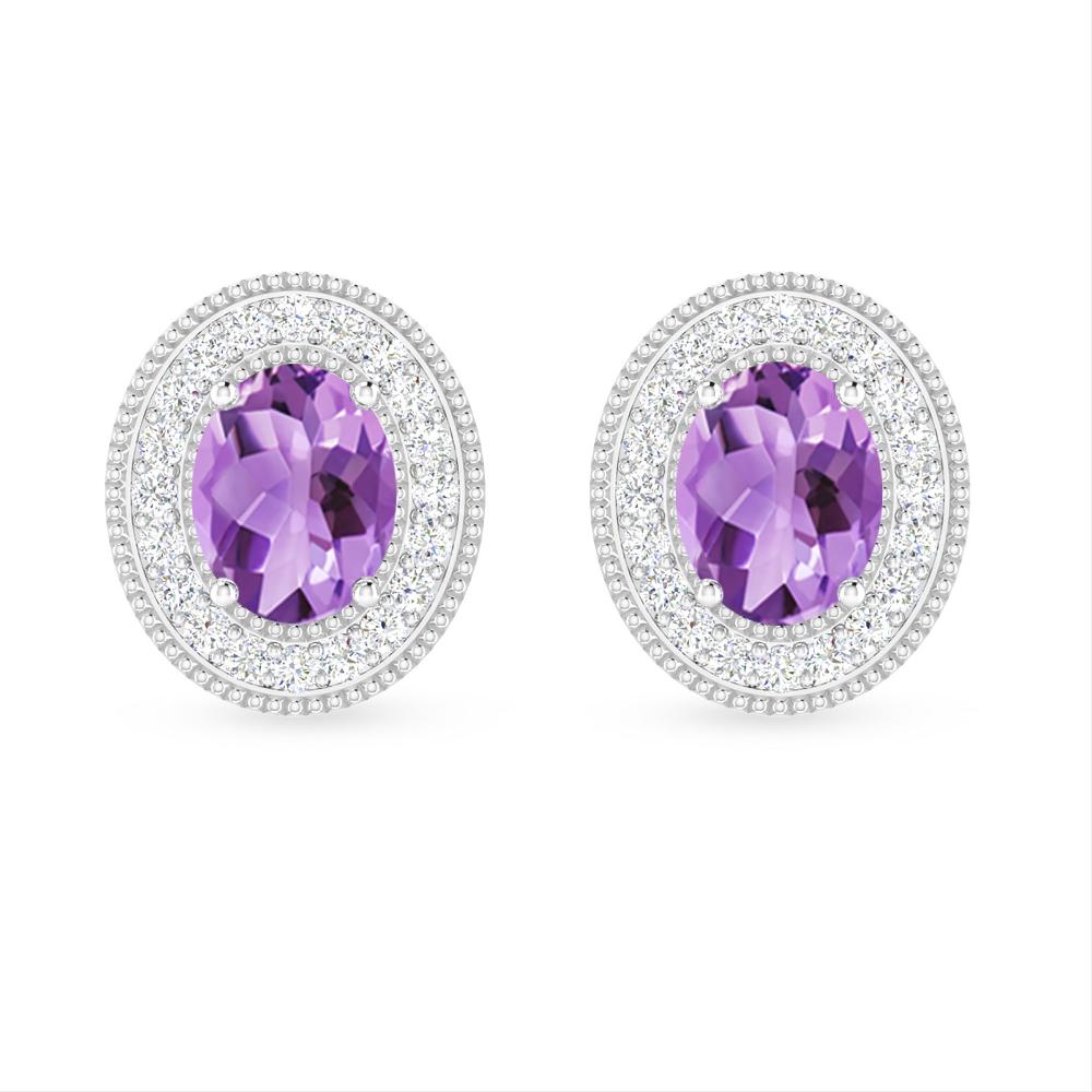 White Gold - Amethyst
