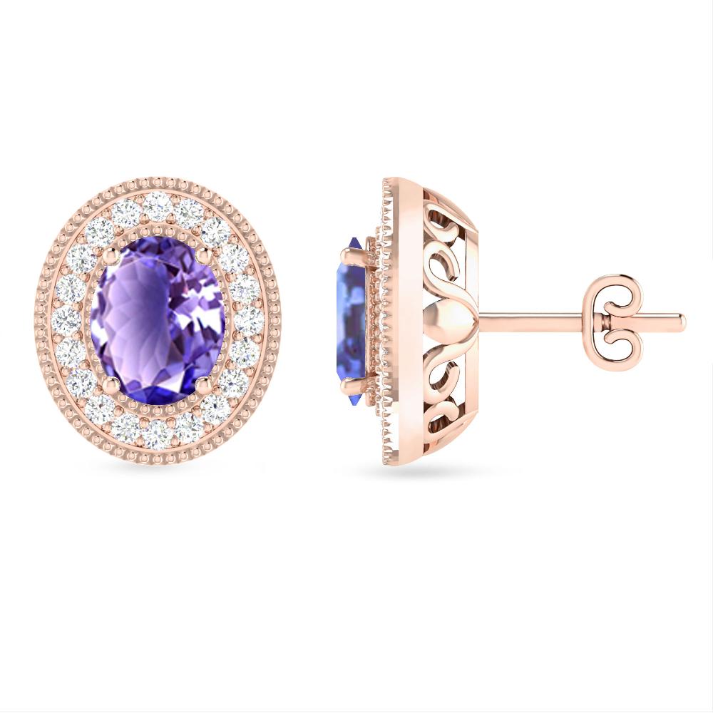 Rose Gold - Tanzanite