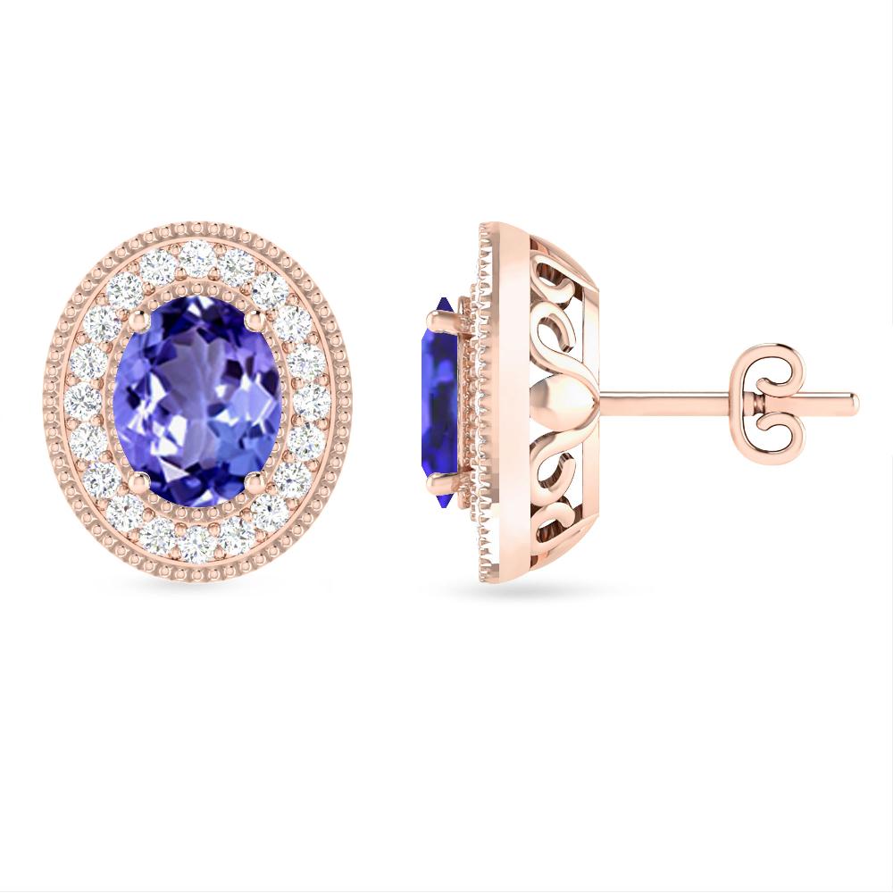 Rose Gold - Tanzanite