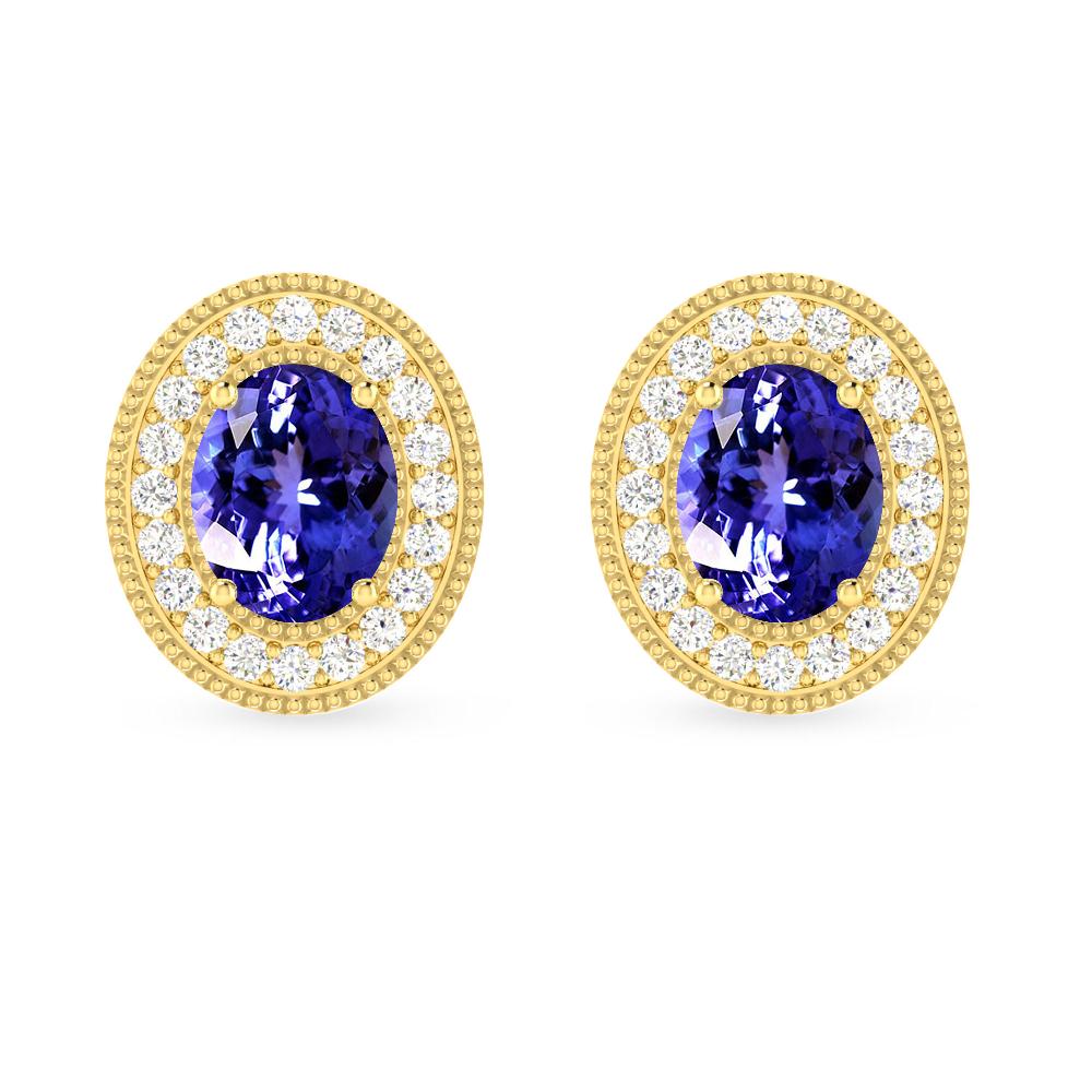 Yellow Gold - Tanzanite