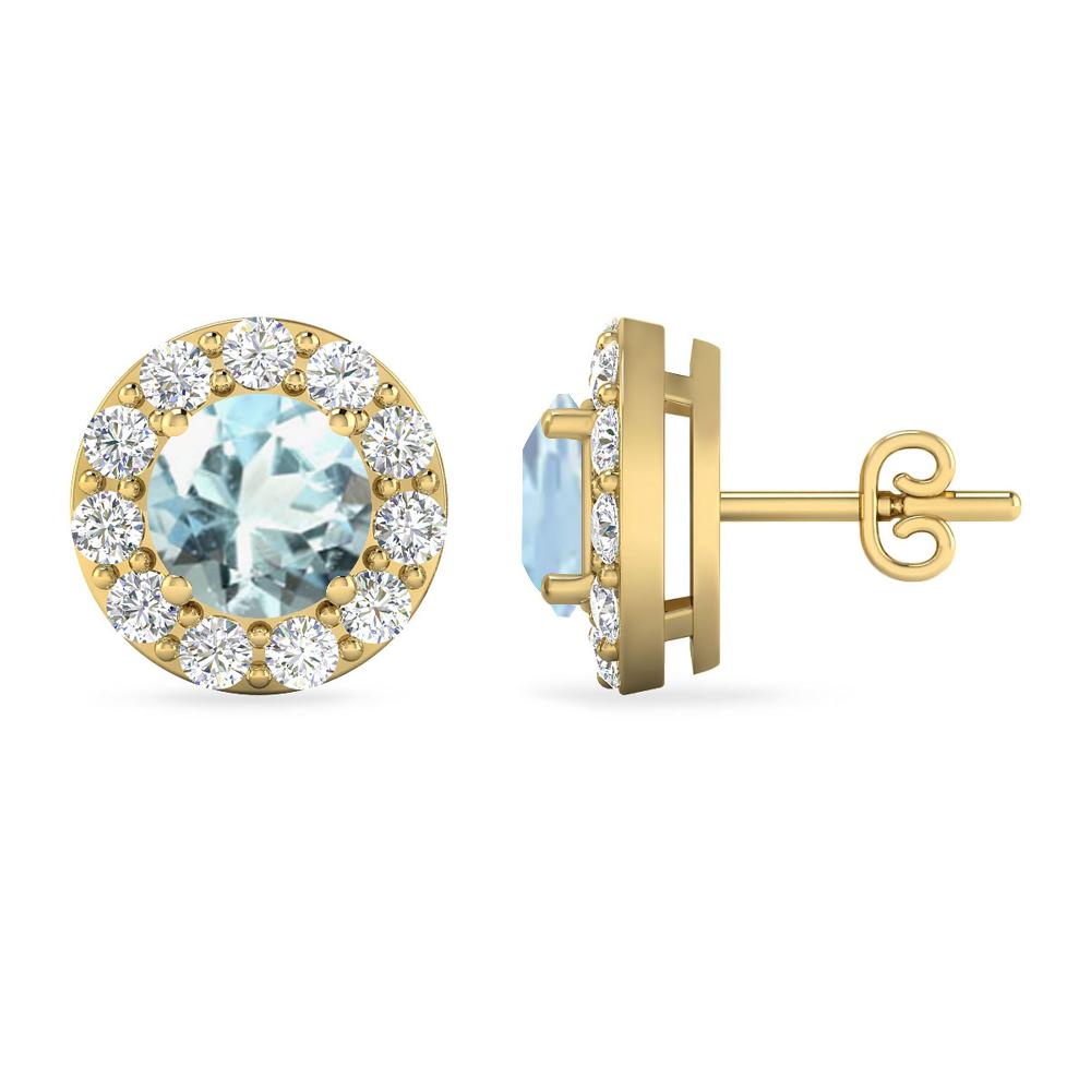 Yellow Gold - Aquamarine