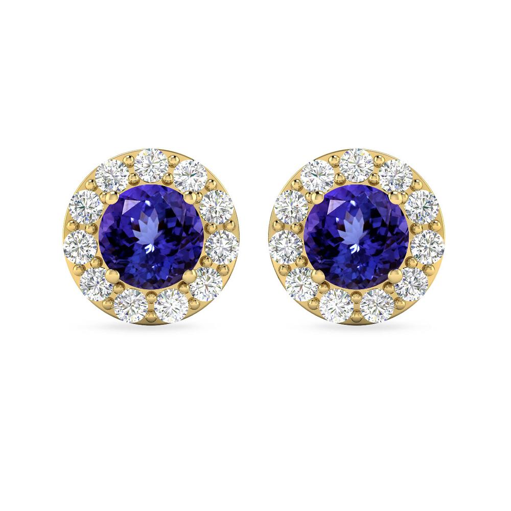 Yellow Gold - Tanzanite