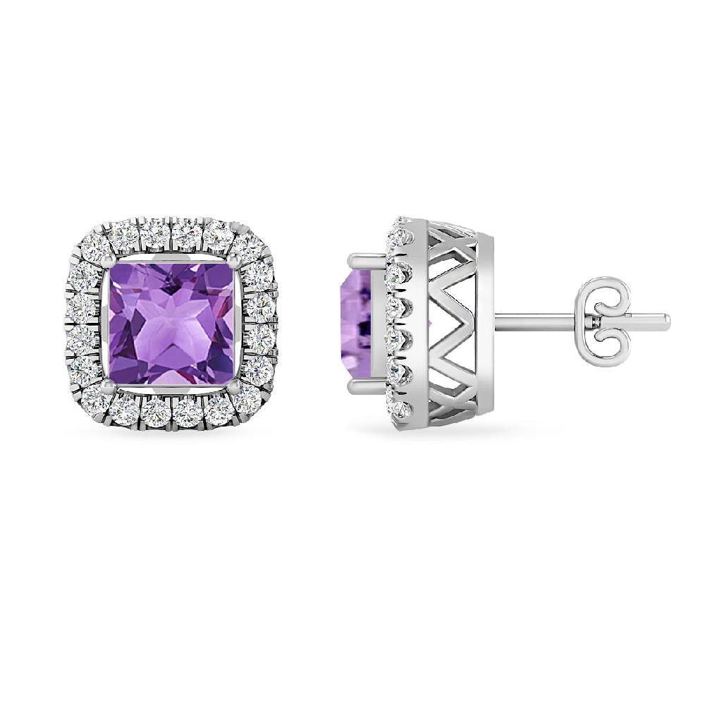 White Gold - Amethyst