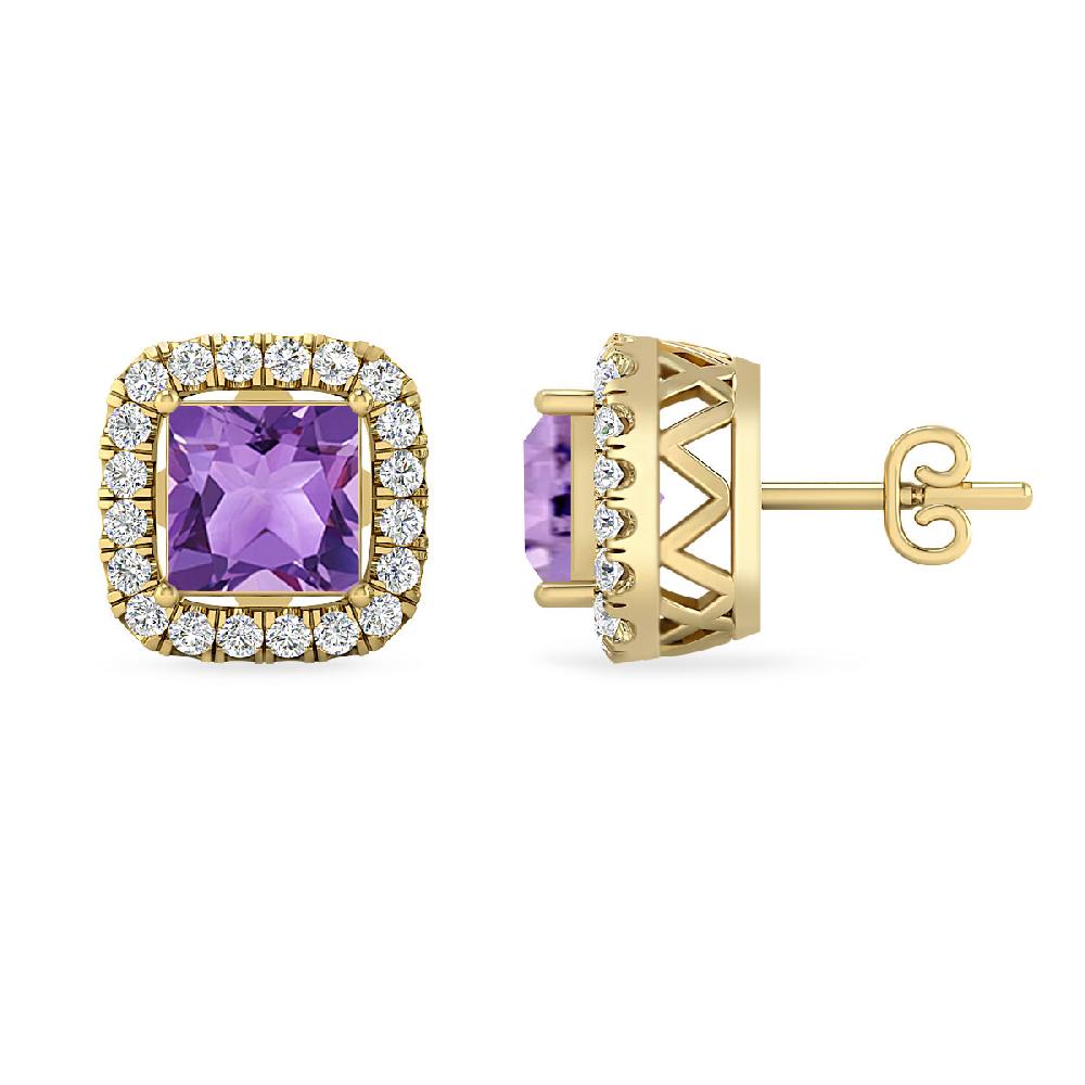 Yellow Gold - Amethyst