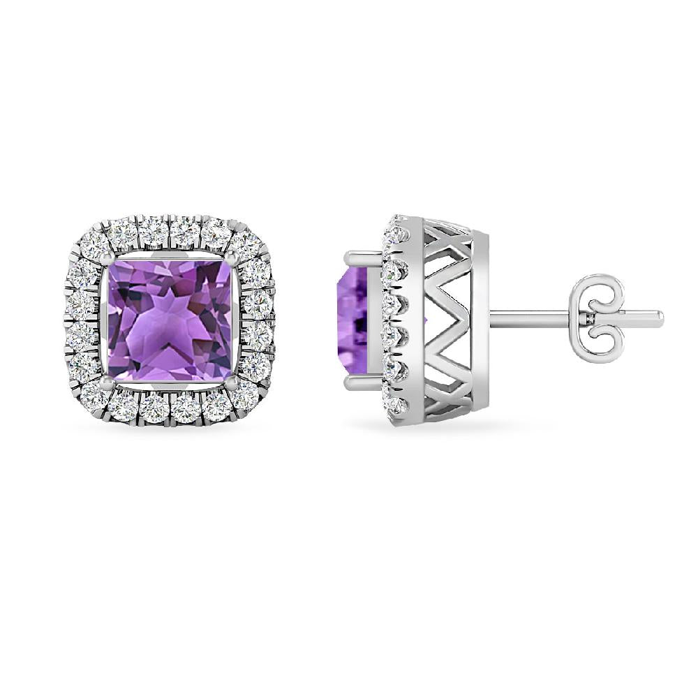 White Gold - Amethyst