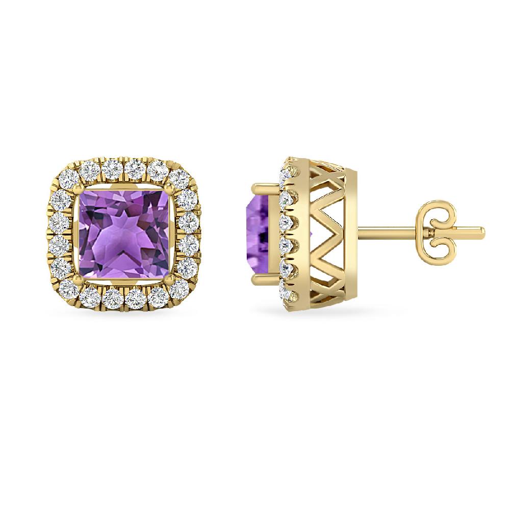 Yellow Gold - Amethyst