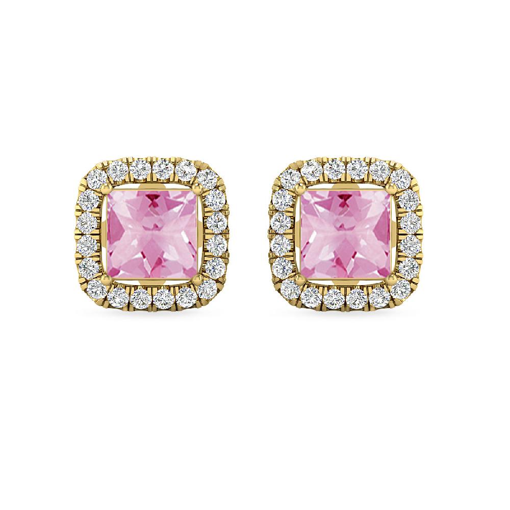 Yellow Gold - Pink Tourmaline