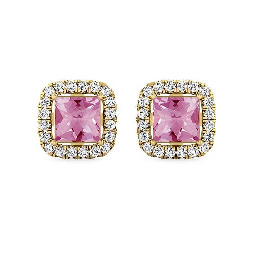 Yellow Gold - Pink Tourmaline