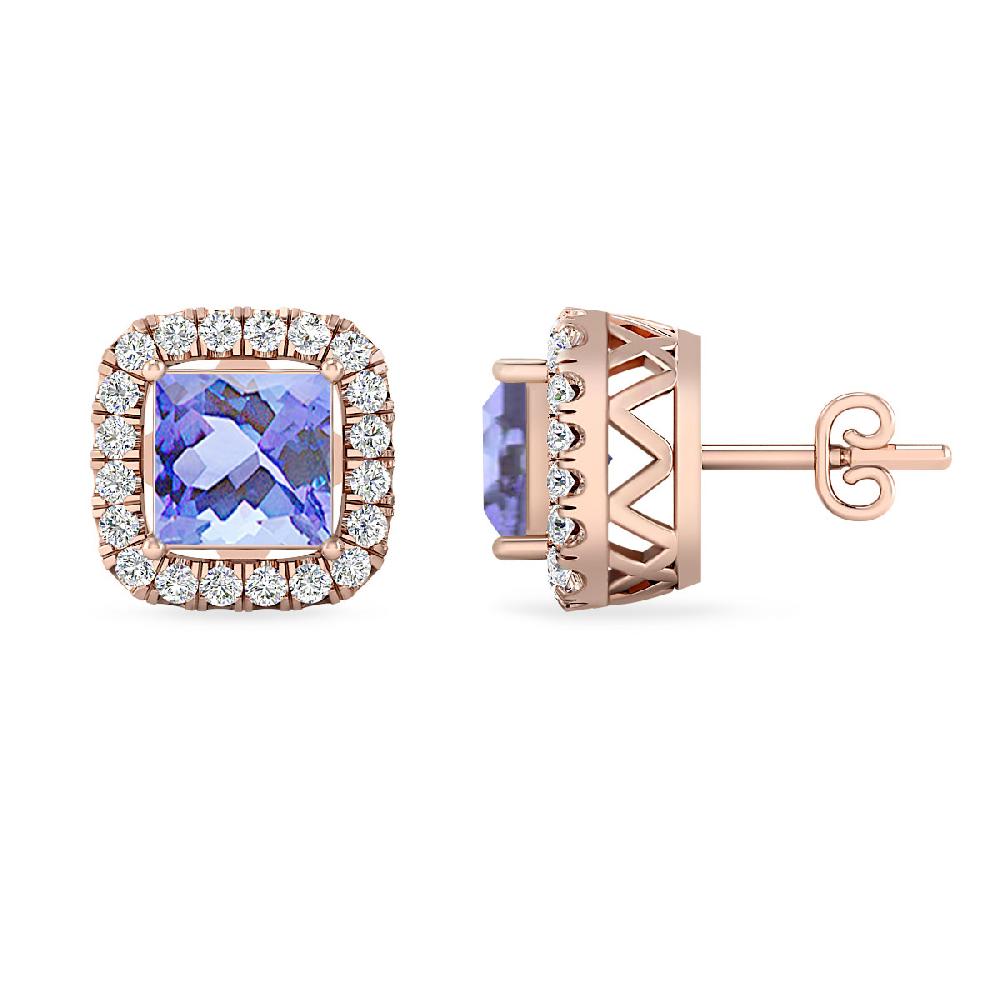 Rose Gold - Tanzanite