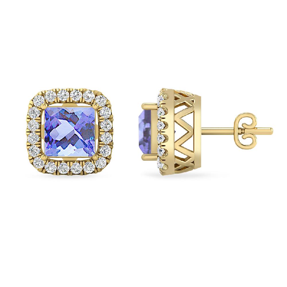 Yellow Gold - Tanzanite