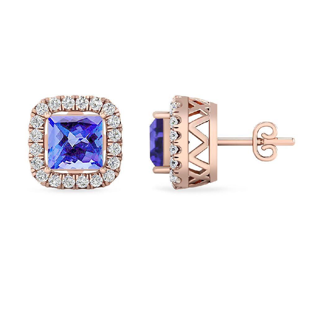 Rose Gold - Tanzanite