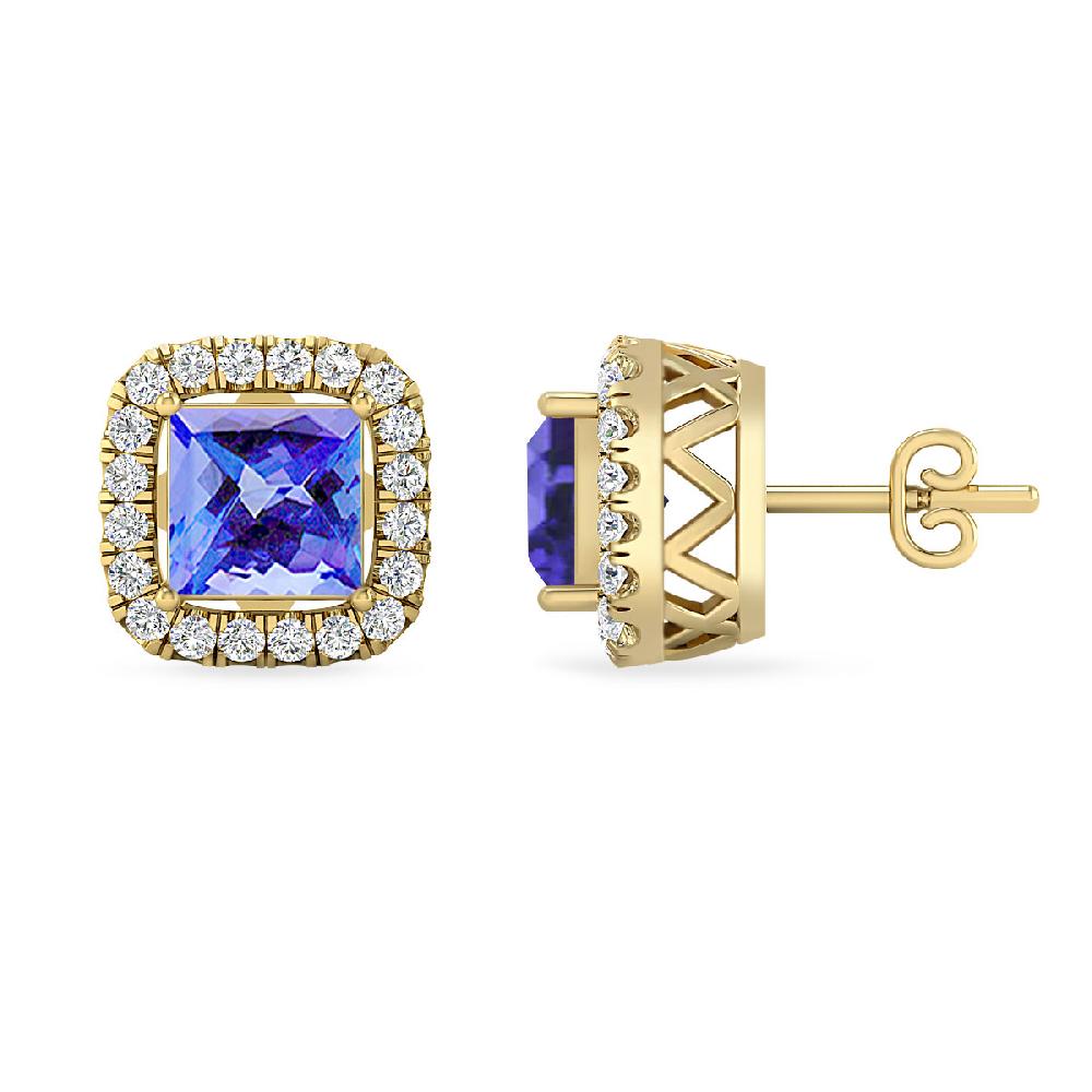 Yellow Gold - Tanzanite