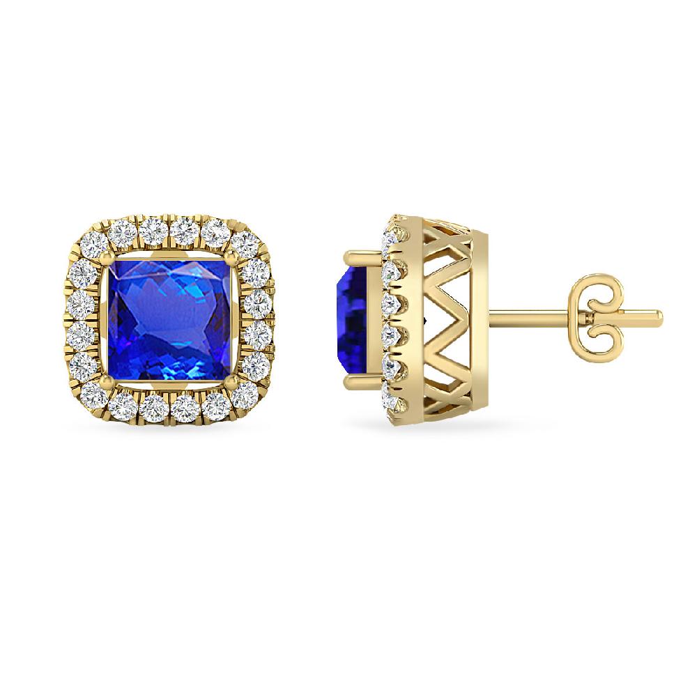 Yellow Gold - Tanzanite