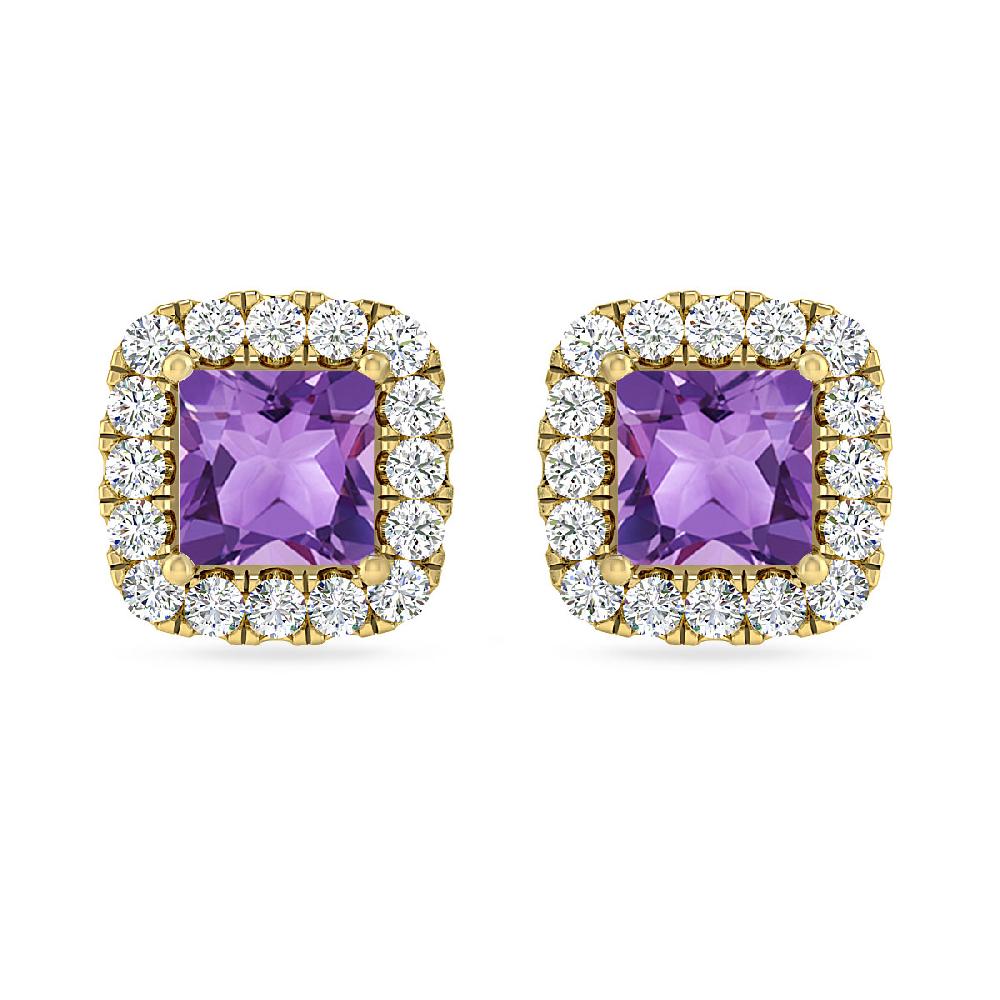 Yellow Gold - Amethyst