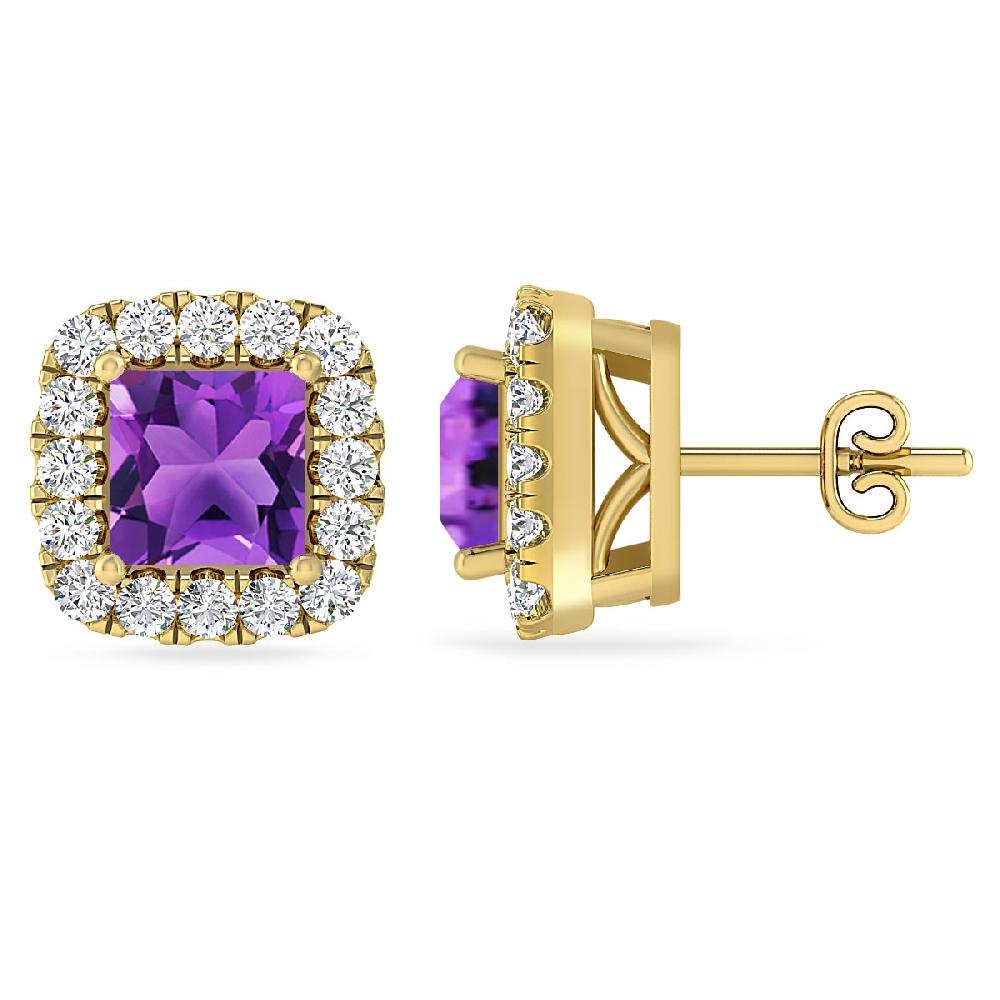 Yellow Gold - Amethyst