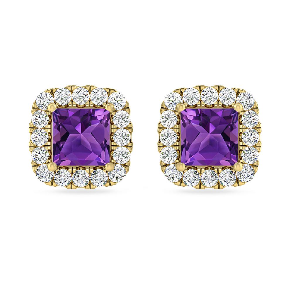 Yellow Gold - Amethyst