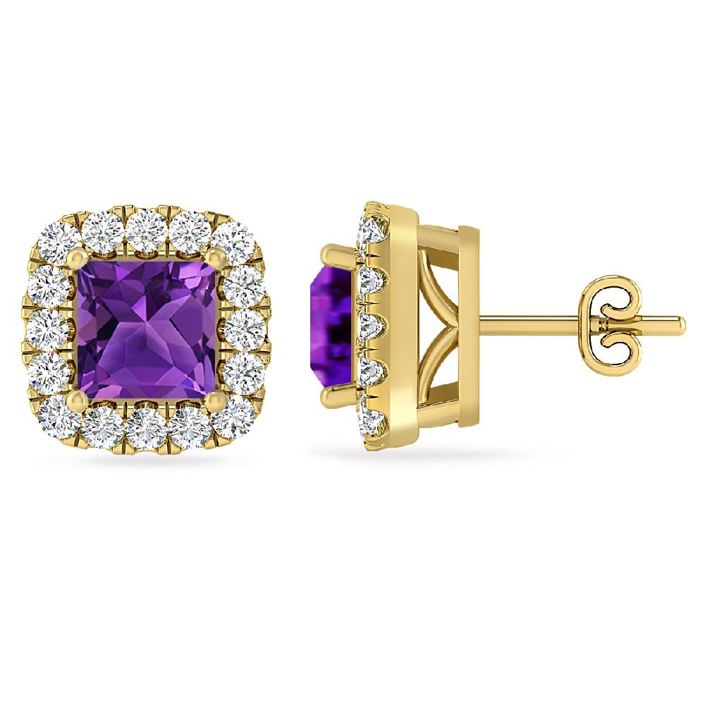 Yellow Gold - Amethyst