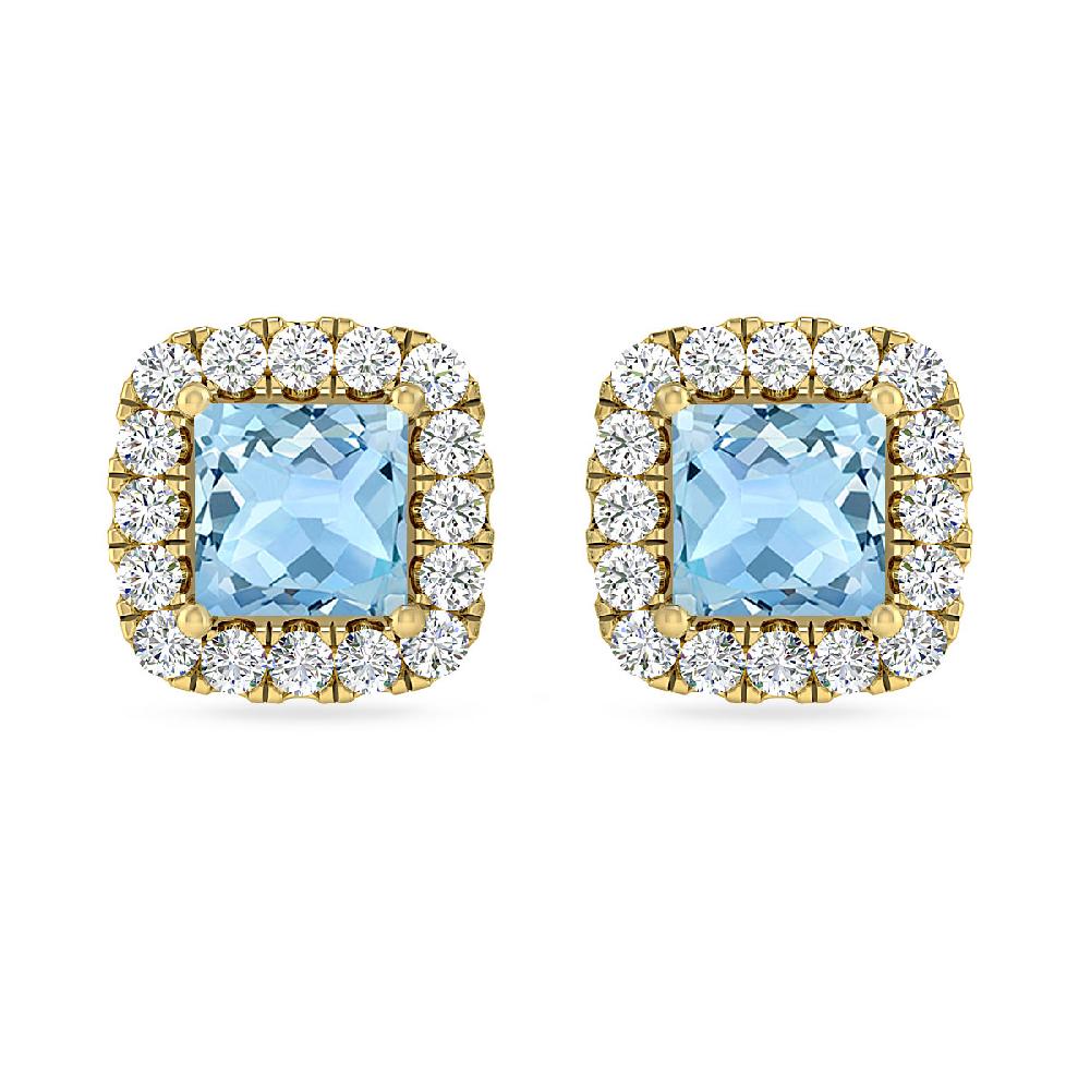 Yellow Gold - Aquamarine