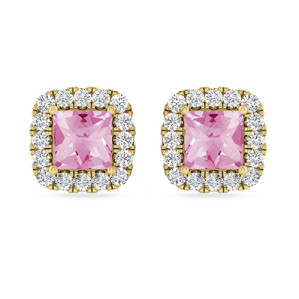 Yellow Gold - Pink Tourmaline