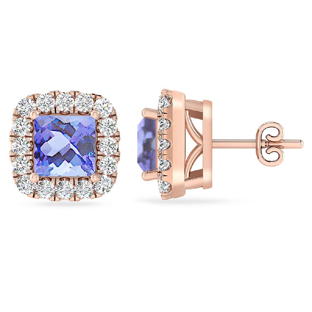 Rose Gold - Tanzanite