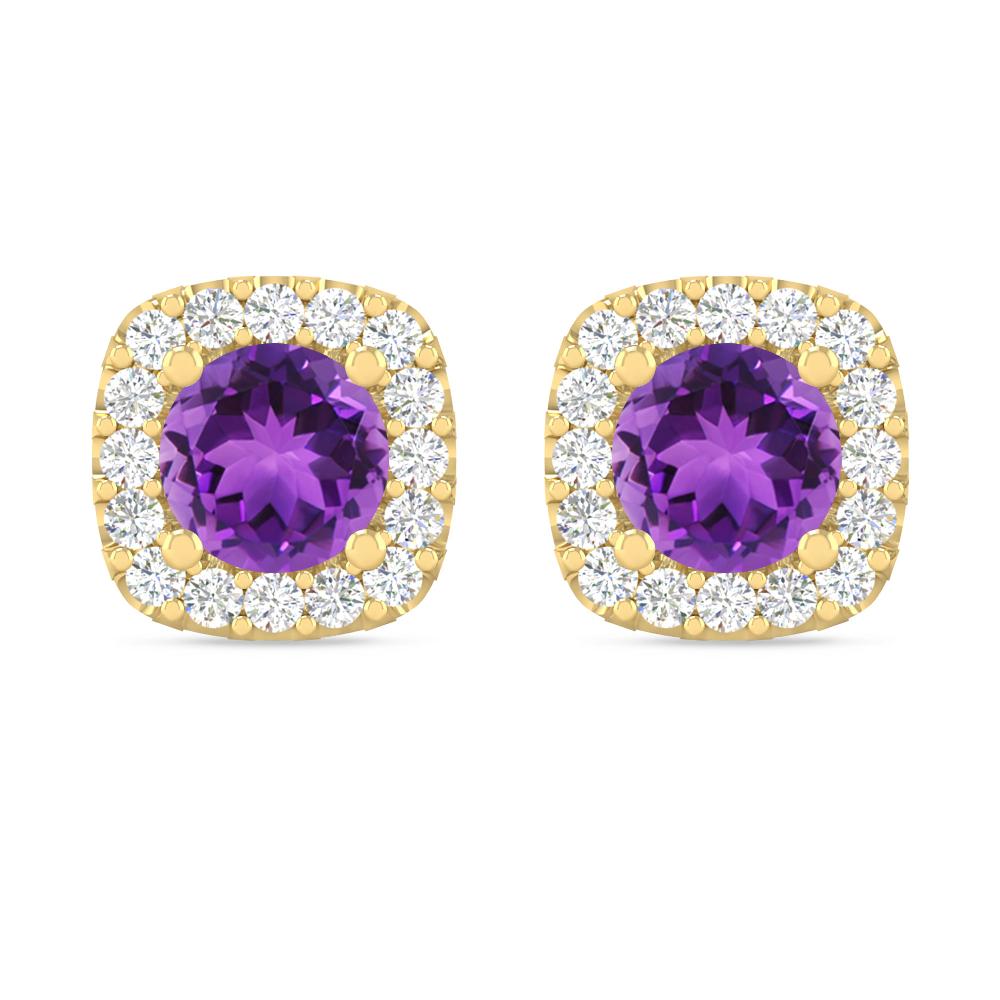 Yellow Gold - Amethyst