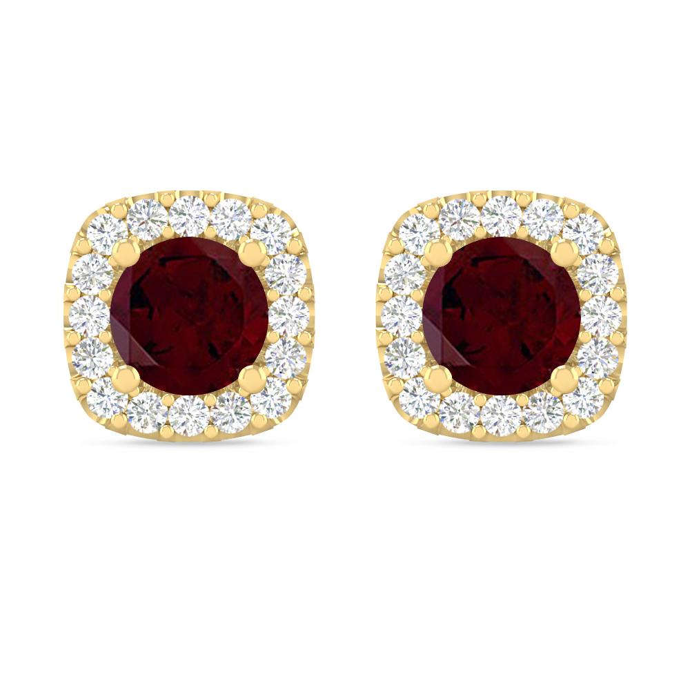 Yellow Gold - Garnet