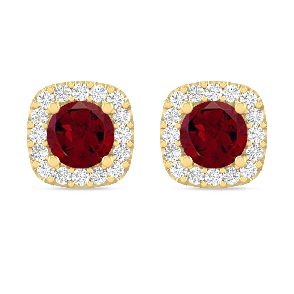 Yellow Gold - Garnet