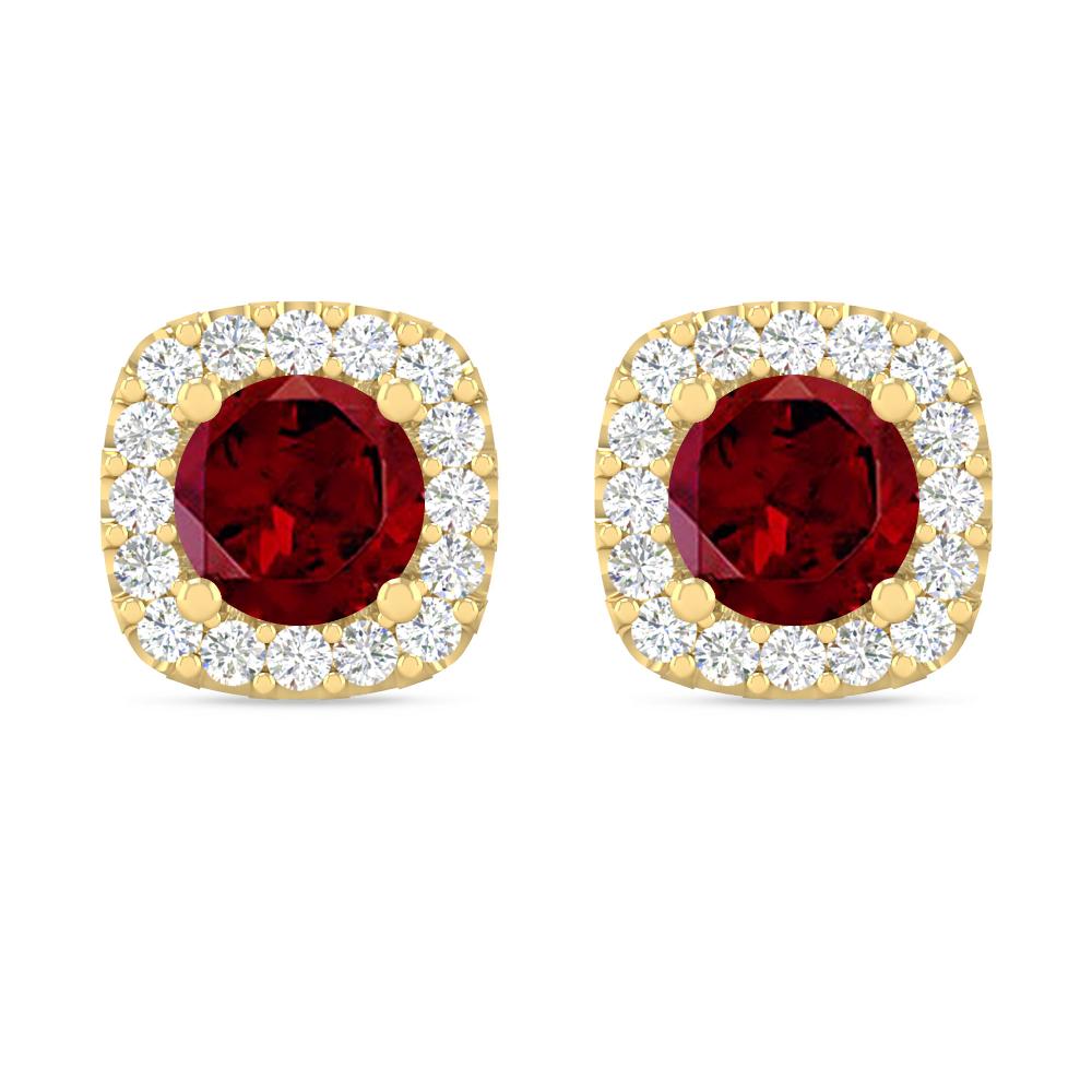 Yellow Gold - Garnet