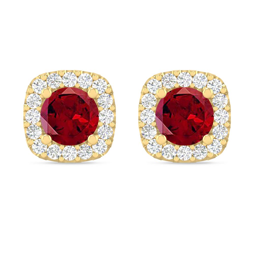 Yellow Gold - Garnet