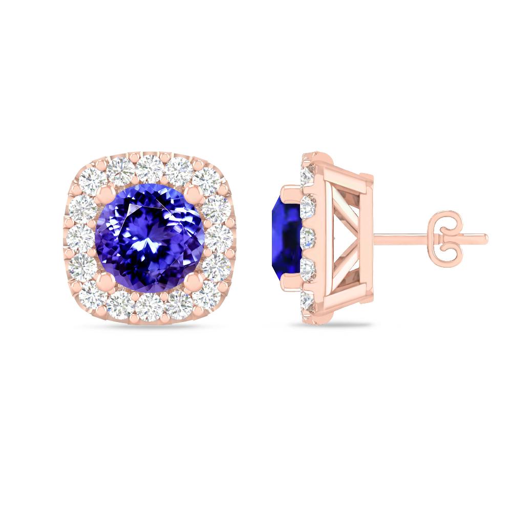 Rose Gold - Tanzanite