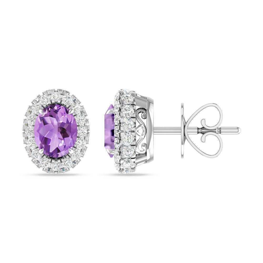 White Gold - Amethyst