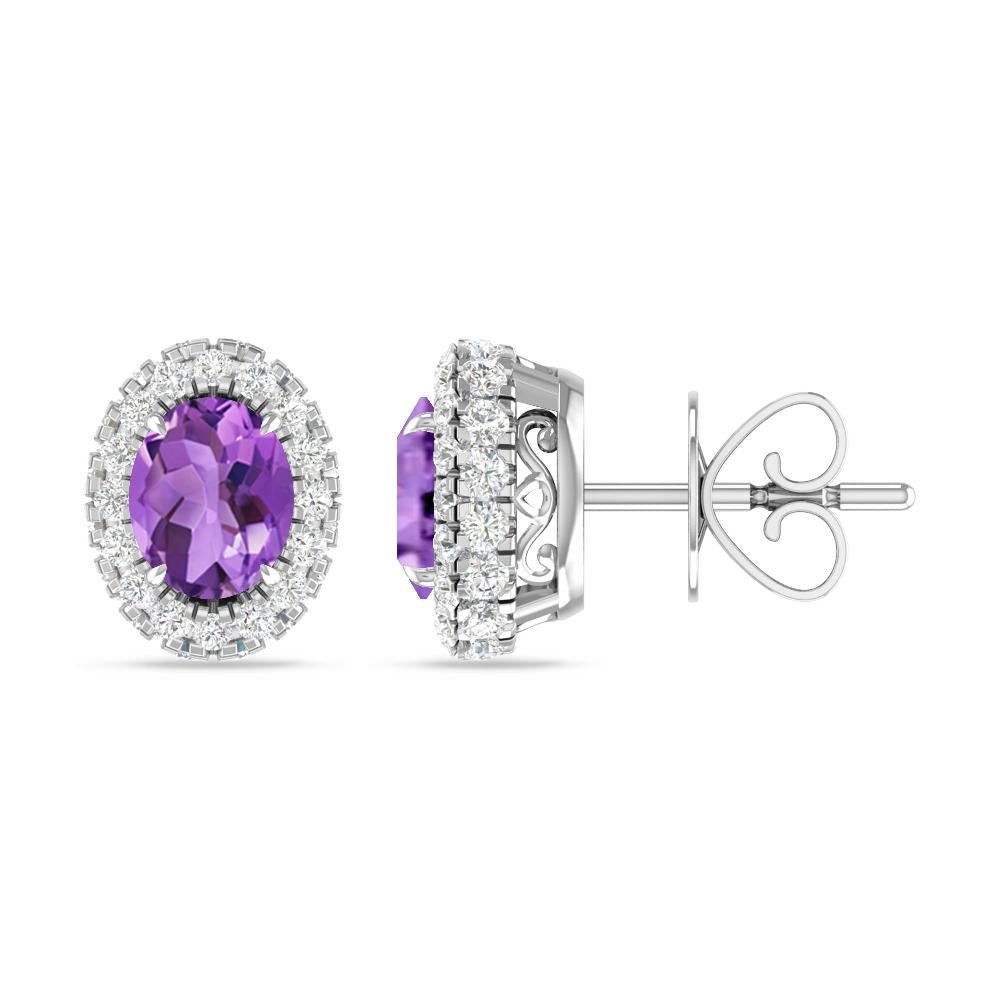 White Gold - Amethyst