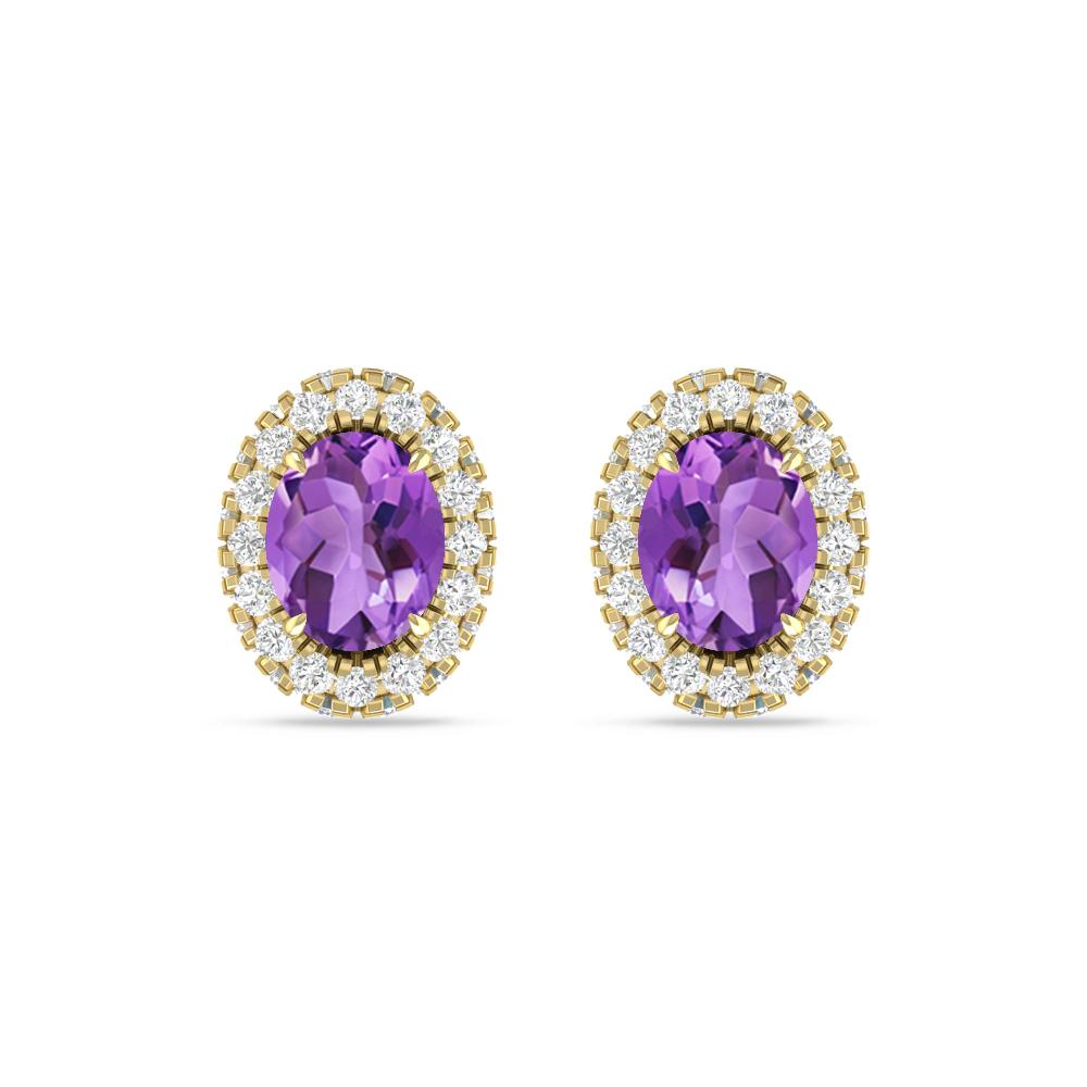 Yellow Gold - Amethyst