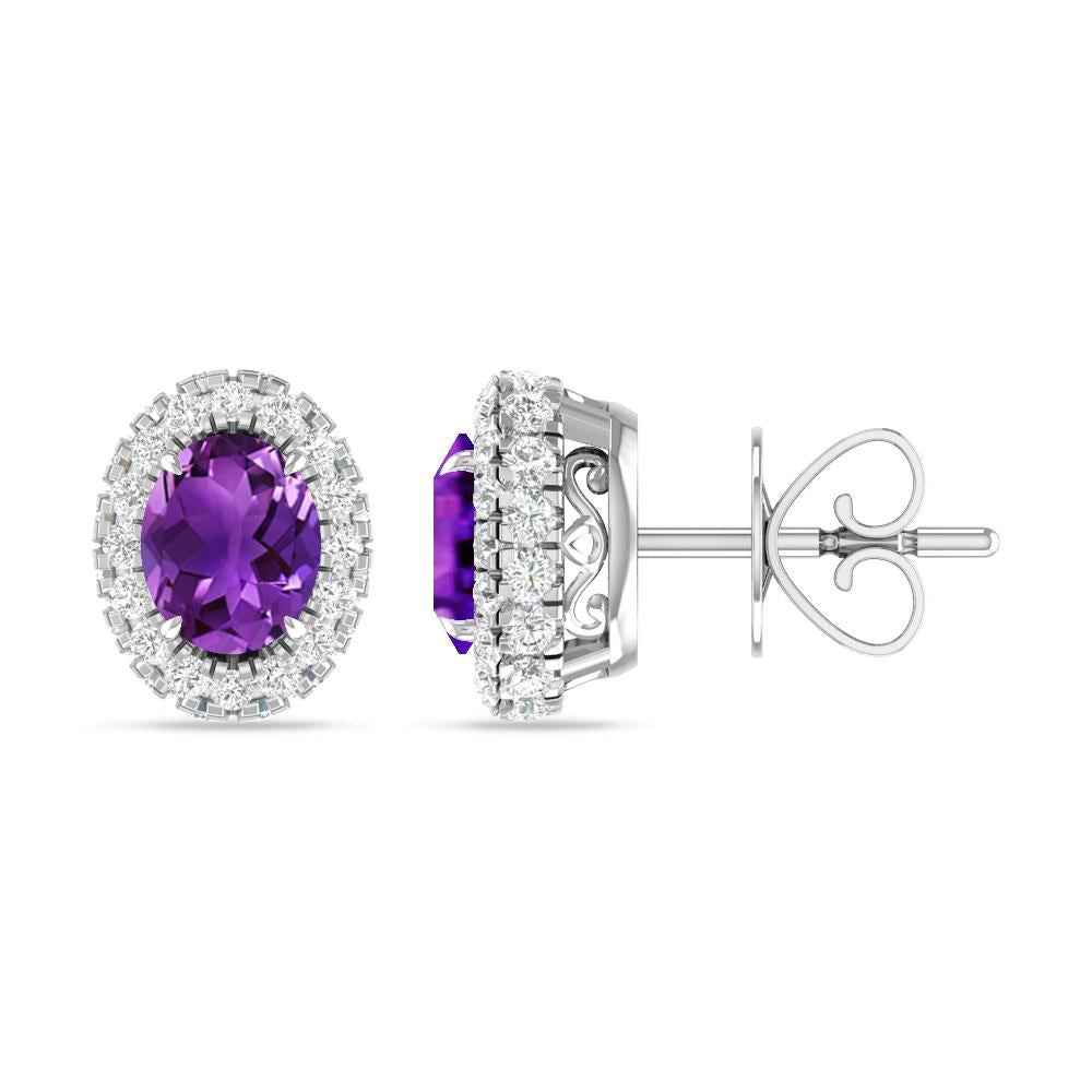 White Gold - Amethyst