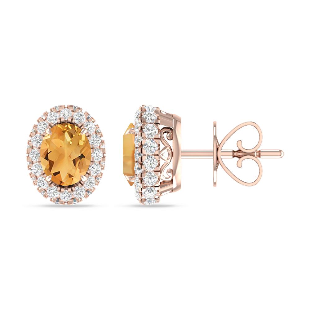 Rose Gold - Citrine