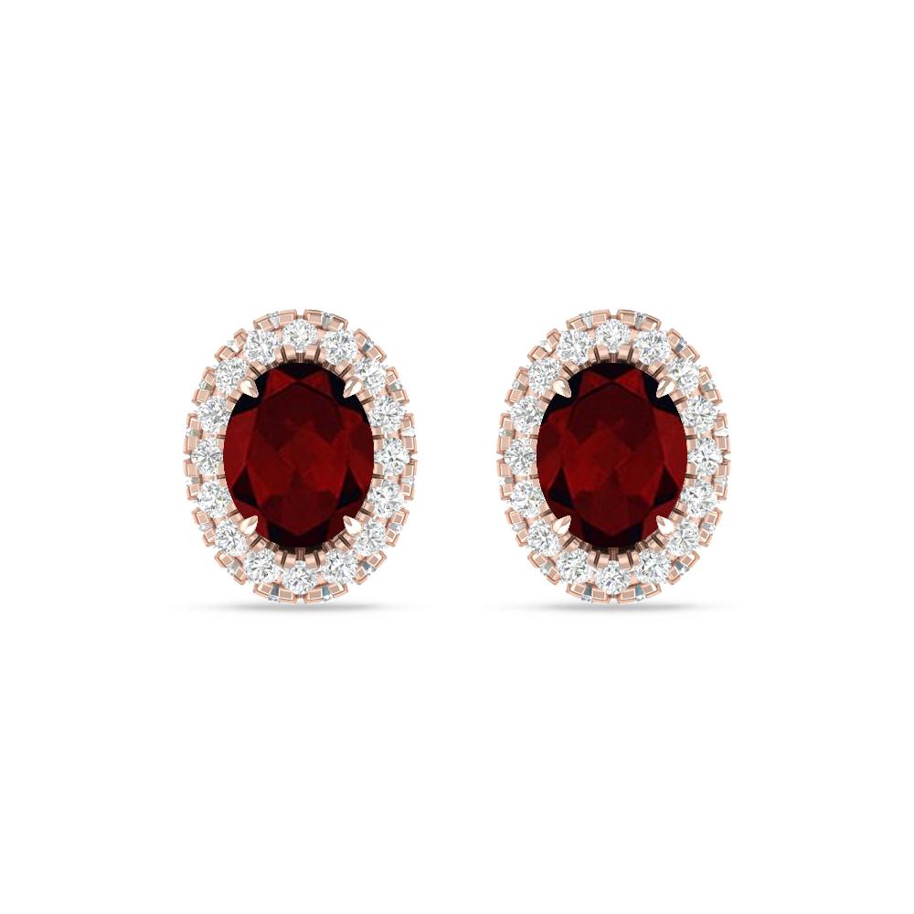 Rose Gold - Garnet