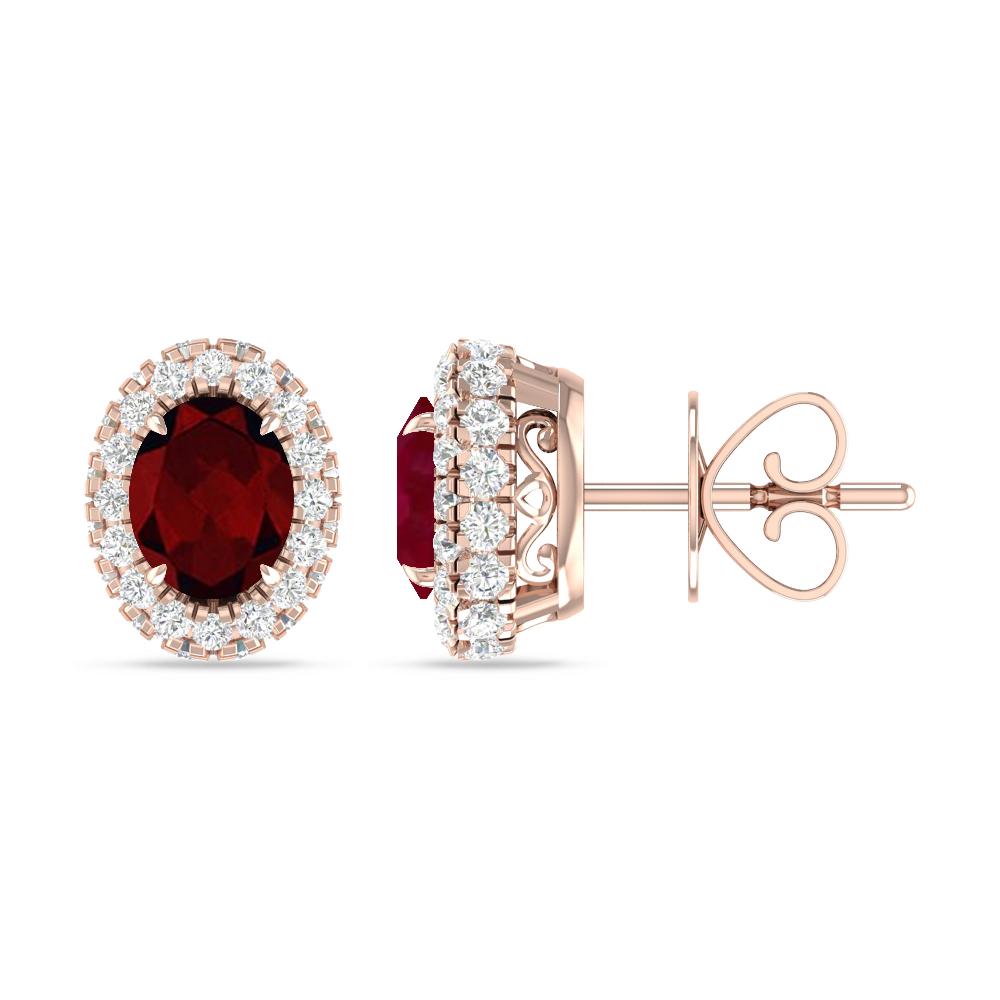 Rose Gold - Garnet