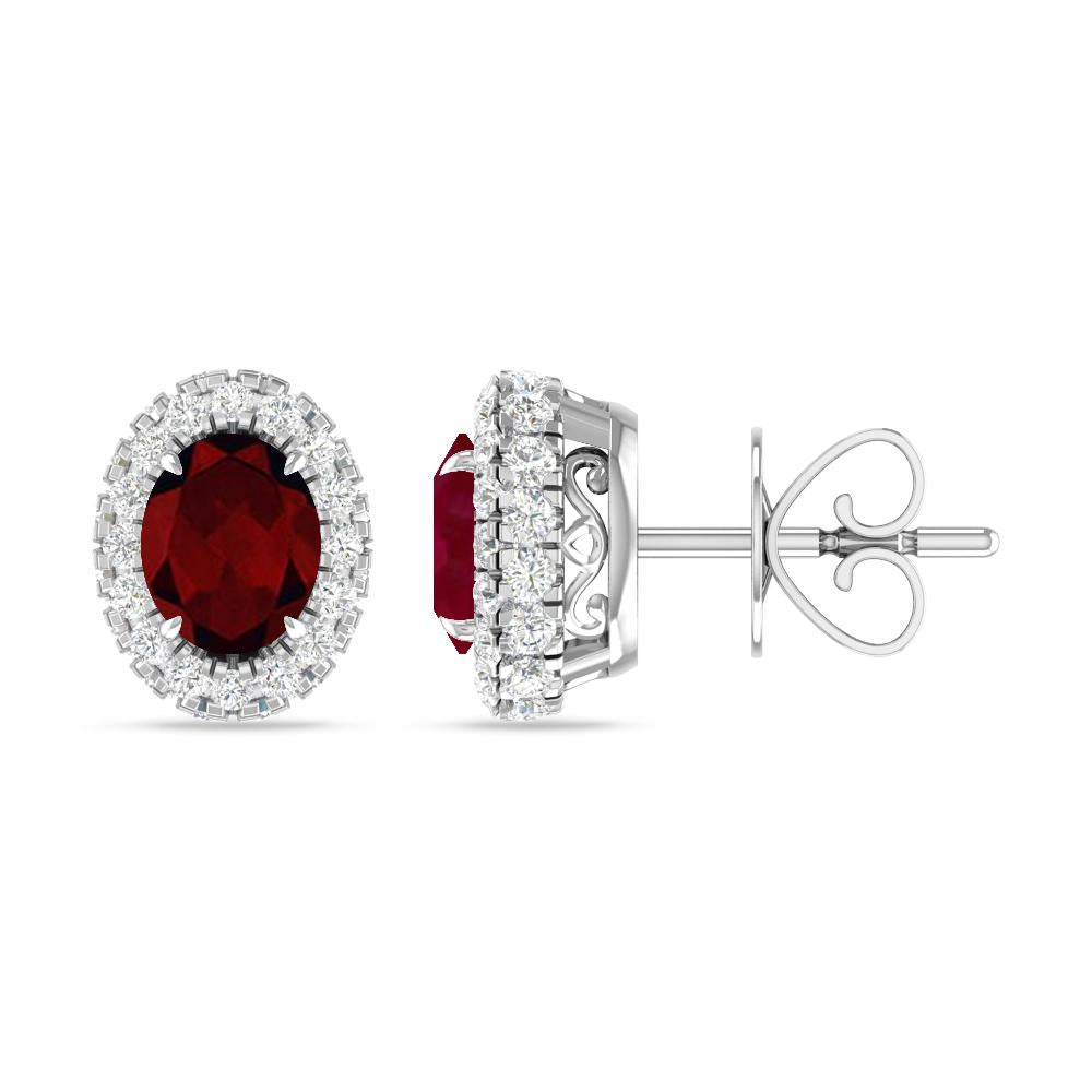 White Gold - Garnet