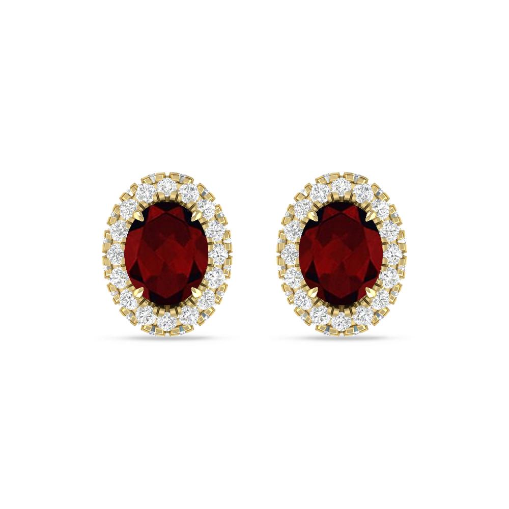 Yellow Gold - Garnet