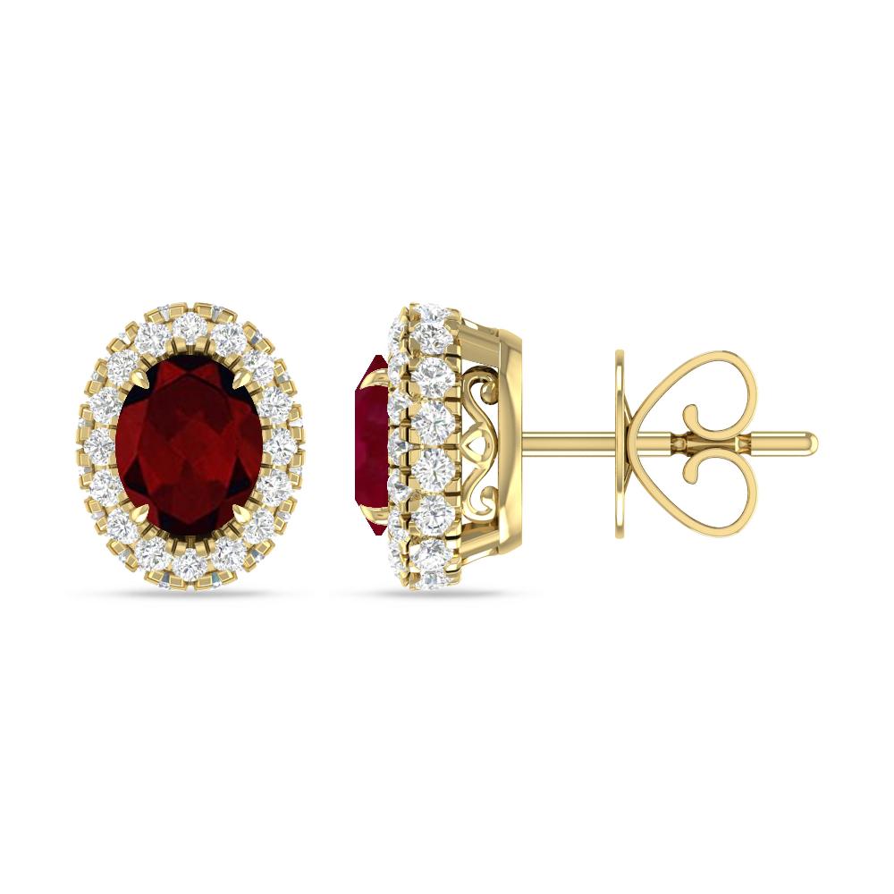 Yellow Gold - Garnet