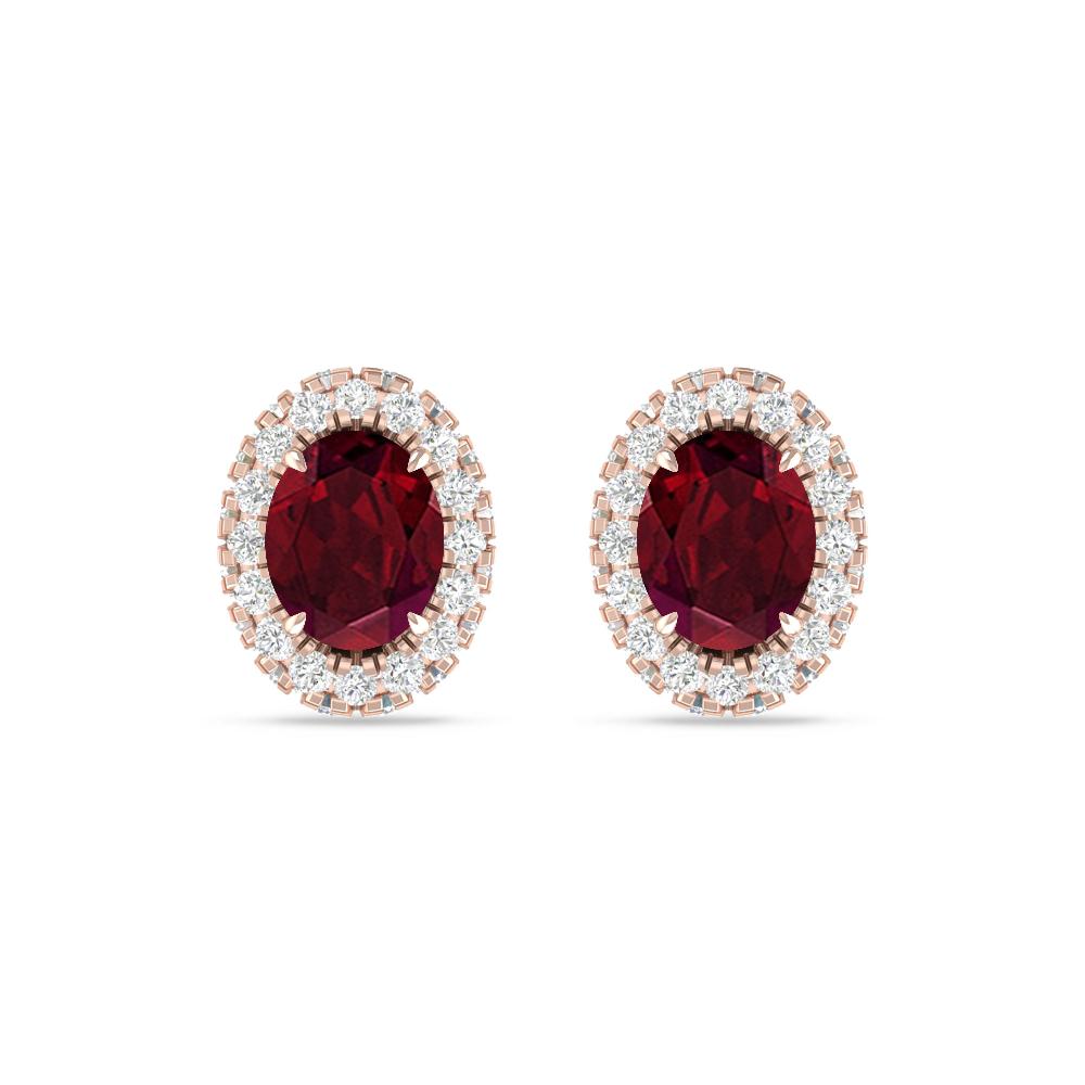 Rose Gold - Garnet