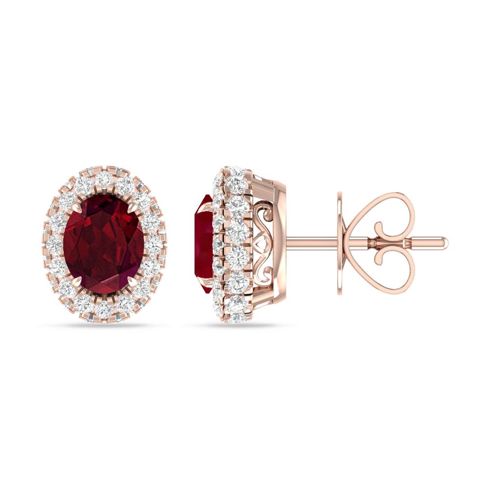 Rose Gold - Garnet