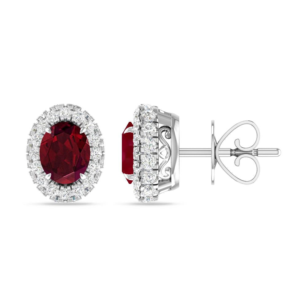 White Gold - Garnet